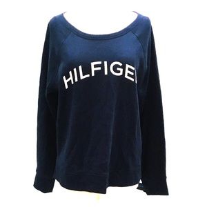 NWT Tommy Hilfiger Sz XL Sweatshirt Logo L/S Navy